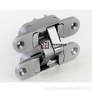 bisagra oculta ajustable de zinc para puerta de madera